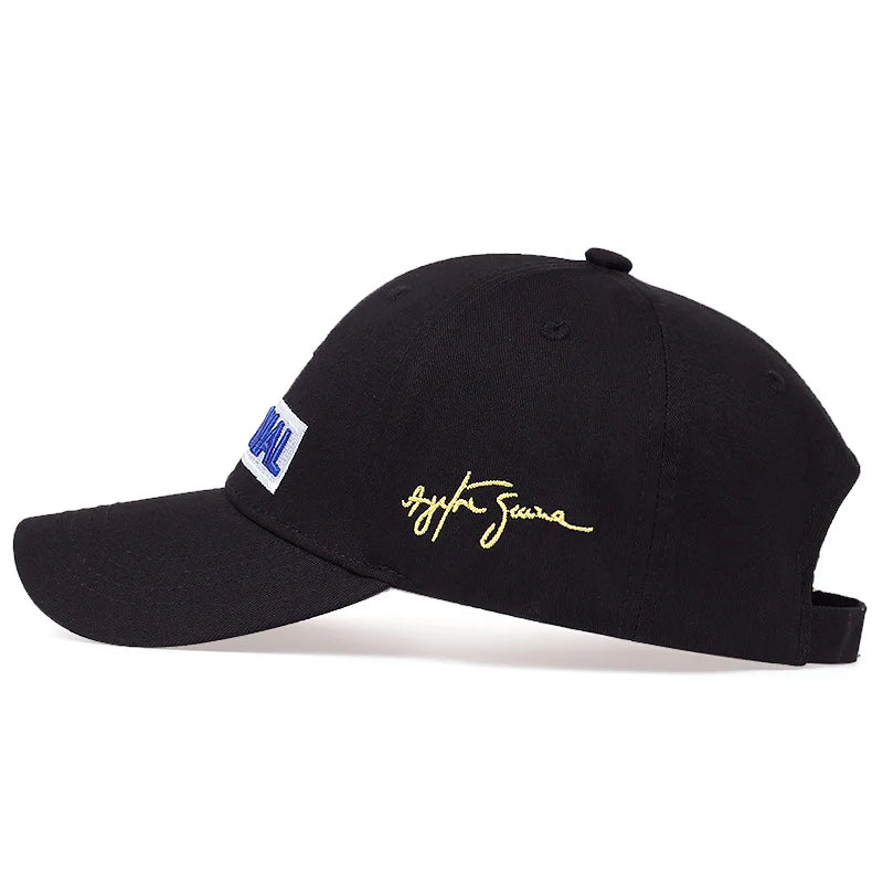 Ayrton Senna Outdoor Sun Protection Baseball Cap Embroidery Fashion Hat