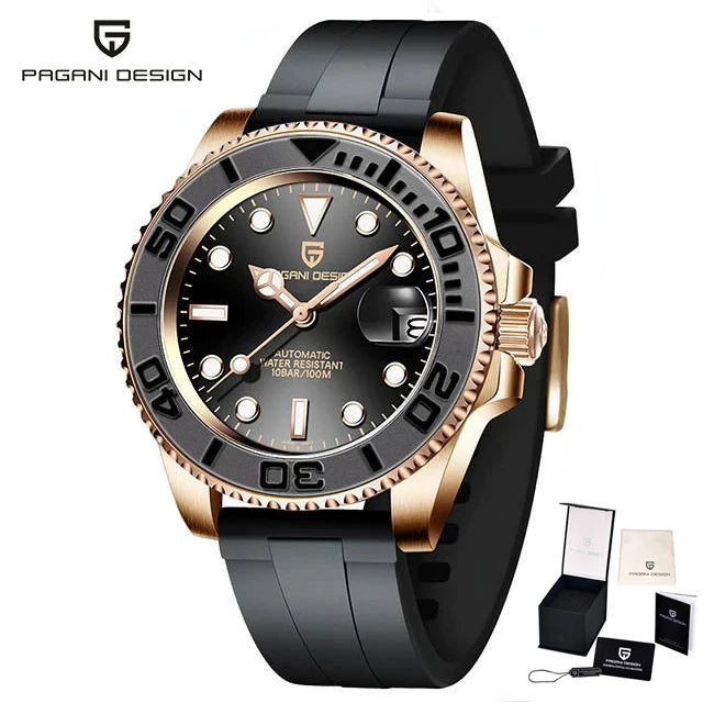 PAGANI Design Men’s Automatic Watch Sapphire Stainless Steel Waterproof Luxury Sport