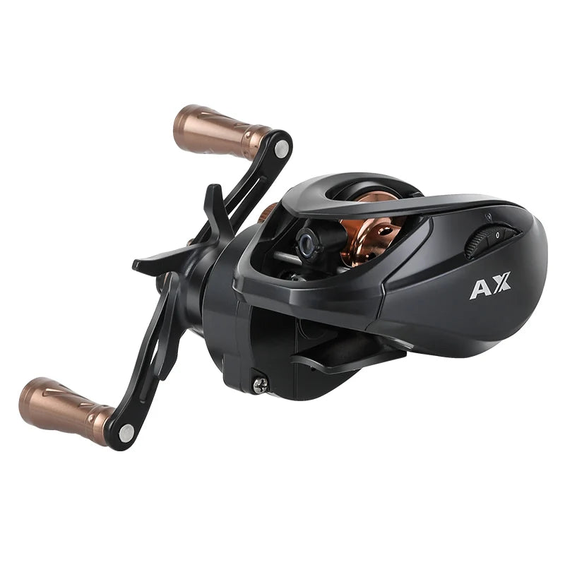 BILLINGS AX200 Ultralight Baitcasting Fishing Reel 7.2:1 Gear Ratio 6KG Drag