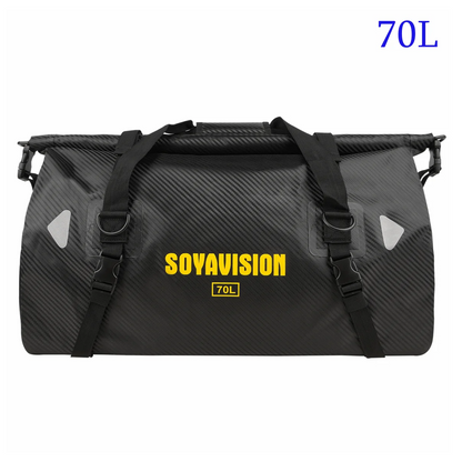 Waterproof Motorcycle Roll-Top Dry Tail Bag Backpack 20-66L