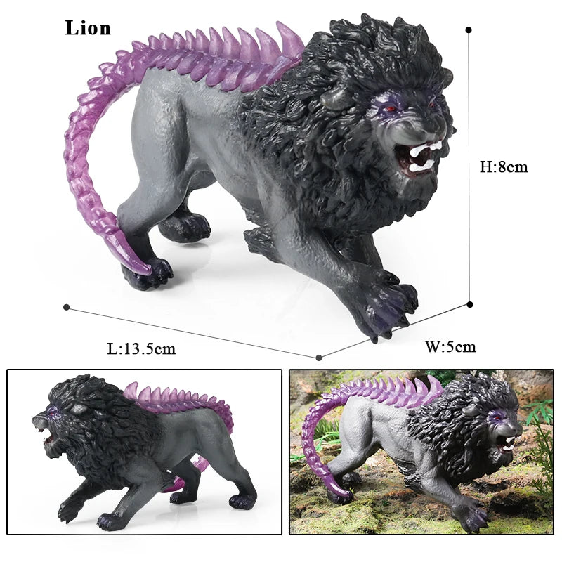 Oenux Fantasy Creature PVC Figure Dragon Phoenix Dinosaur Animal Model - EXPROTAS