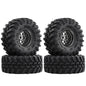 4PCS Beadlock RC Wheel Rims 2.2" for 1/10 Crawler SCX10 TRX4 TRX6