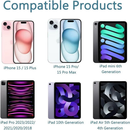 60W Fast Charger Cable USB-C Type C Quick Charging 1pcs-5pcs for iPhone