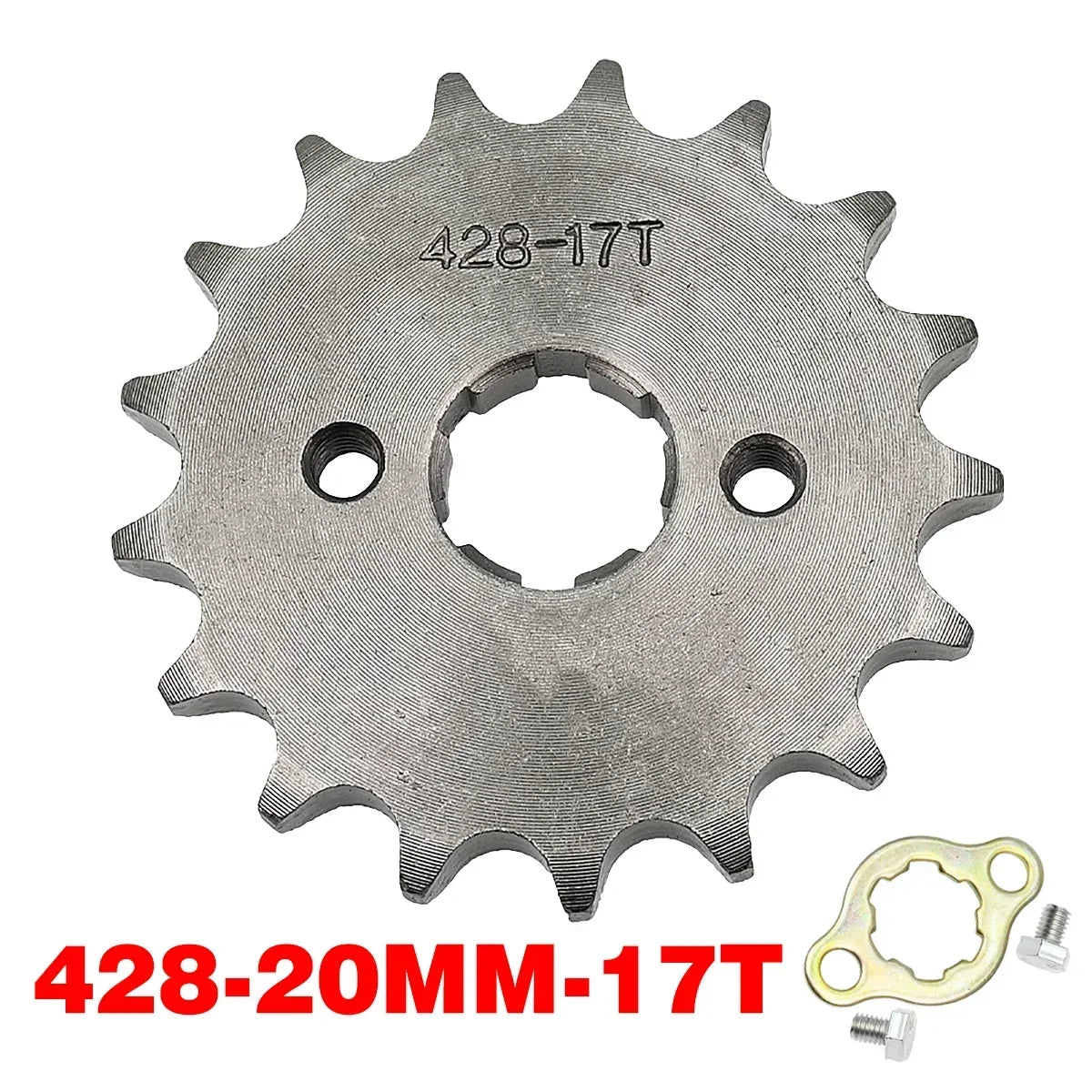 Chain 428# 17mm 20MM 10t 11T 12t 13T 14T 15t 16t 17T 18t 19T Motorcycle Sprocket
