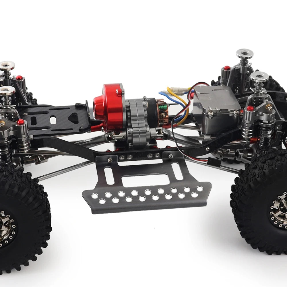 2Pcs Aluminium SCX10 Rock Slider Side Steps 1/10 RC Crawler D90 TF2
