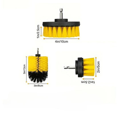 Cleaning Brush Set for Electric Drill Professional Round Bristle Brushes