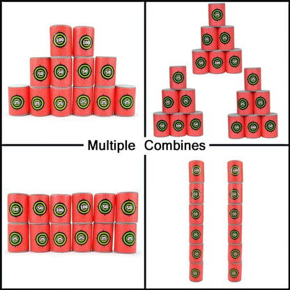 6-30pcs EVA Soft Bullet Targets for Nerf Guns Blasters Foam Dart Toy
