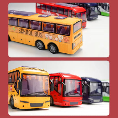 1/30 Electric RC Control Bus Light Remote Tour School City Model Kids