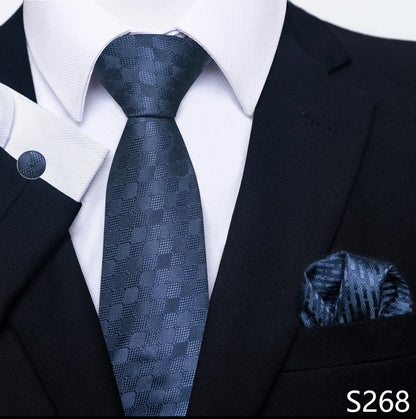 EXPROTAS Tie Pocket Square 8cm Wedding Formal Men’s Accessories