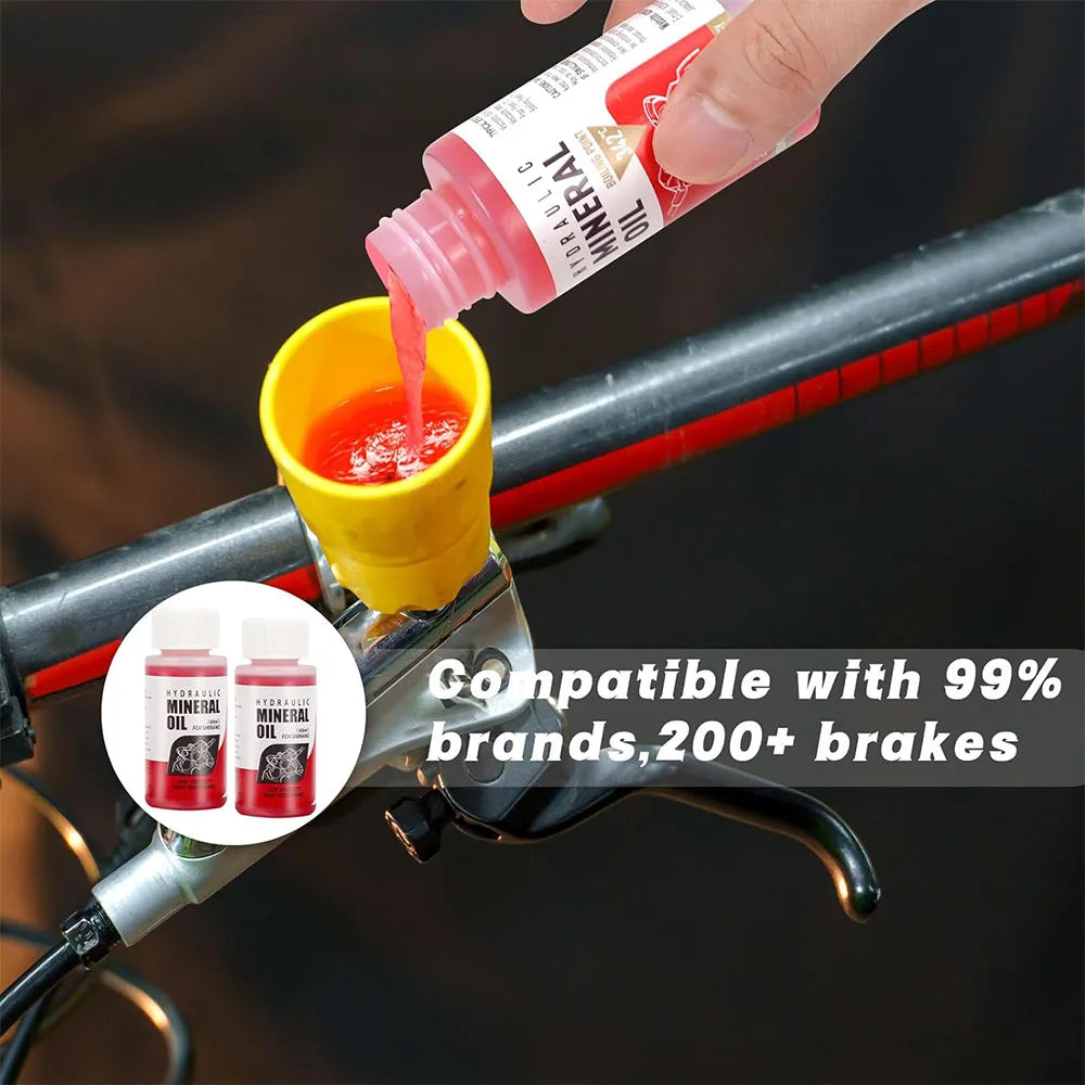 Hydraulic Disc Brake Oil 60ml for Shimano Tektro Mineral Fluid