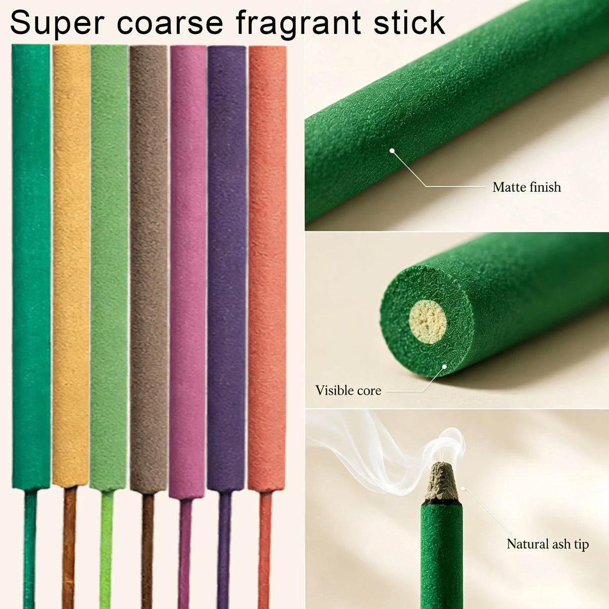 28Pcs Incense Sticks 27cm Extra Long Assorted Scents for Patio Dining