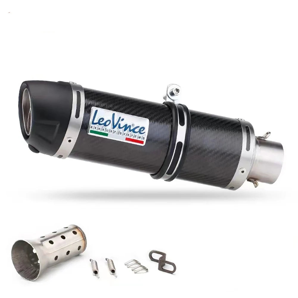 51mm Motorcycle Exhaust Muffler Pipe LeoVince Escape Moto With DB Killer for Z1000 Z900 GSR600 FZ6N R1 R6 R3-EXPROTAS