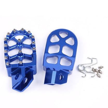 Motorcycle FootRest Footpegs Foot Pegs Pedal For YAMAHA TTR 90 110 125 250 TTR250 YZ80 YZ125 YZ250 YZ WR 200 250 500 Accessories - EXPROTAS