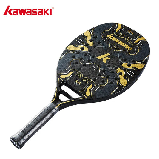 Kawasaki 12K 100% Carbon Fiber Racket Beach Tennis Master M12-EXPROTAS