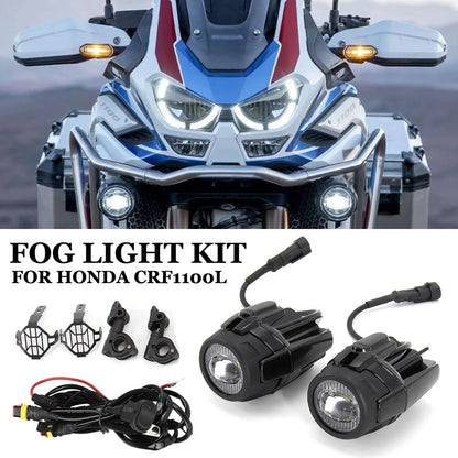 Motorcycle Accessories Fog Lights For HONDA CRF 1100 L CRF 1100L CRF1100L Africa Twin LED Auxiliary Driving Lamps Kit-EXPROTAS