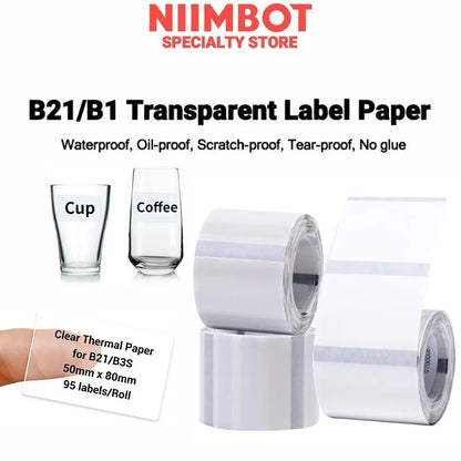 Self-adhesive Paper Waterproof Stickers for Christmas Labels - 40x20mm