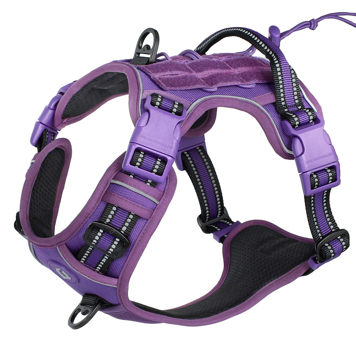 Tactical Dog Harness Adjustable No Pull Reflective Vest for Medium Large Dogs