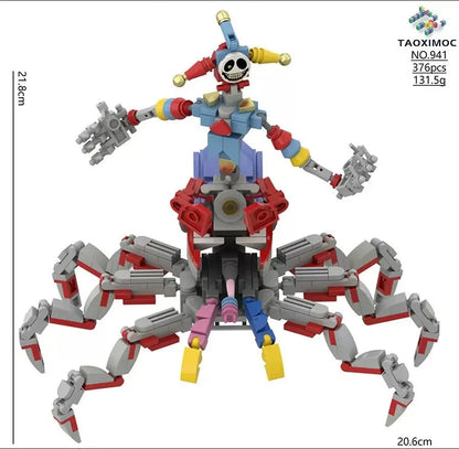 Moc Bobble Game 8Pcs Joker Spidert Building Block Figurine Model Toy