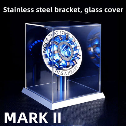 Avenger Iron Man Mk1 Arc Reactor Tony Stark Heart Of Mark Figure Led Light Model Superhero 1:1 Cosplay Toys Chest Lamp Kids Gift-EXPROTAS