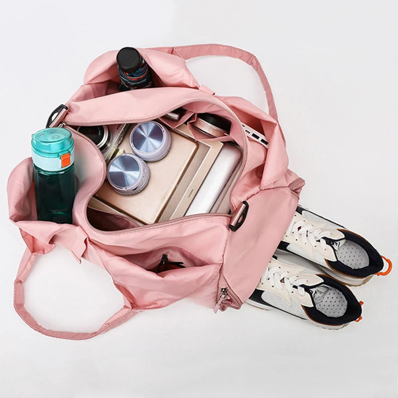 Yoga Mat Gym Bag For Women Sports Handbags Travel Fitness Tote Bag Yoga Swimming Shoulder Bag Large Capacity With Shoulder Strap-EXPROTAS