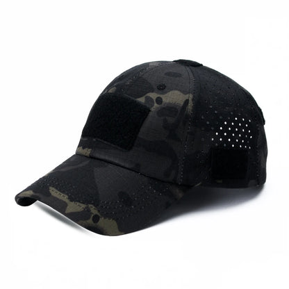 2Pcs Camouflage Baseball Cap Breathable Sun Hat Outdoor Hunting Fishing