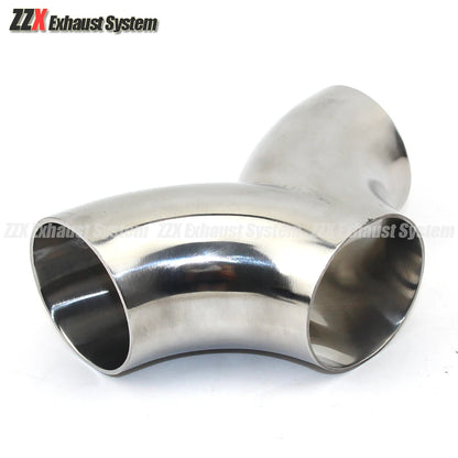 Car Exhaust Muffler Pipe 304 Stainless Steel I Y Tee Connector 19-76mm Welding