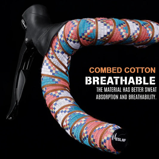 Road Bike Handlebar Tape Pure Cotton Non-Slip Gravel Racing Bar Wrap