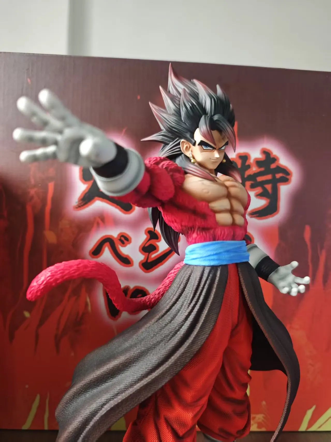 Dragon Ball Heroes Xeno Vegito SSJ4 Figure PVC Anime Statue Model Toy