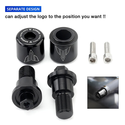 Handlebar Grip Bar Ends Cap For YAMAHA MT07 Tracer MT09 MT10 MT 07 125 FZ 09 10 FZ1 FZ6/N/S XJ6 XSR 700 900 TDM 850 Motorcycle-EXPROTAS