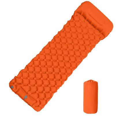 Ultralight Sleeping Pad with Built-in Pump and Pillow for Camping