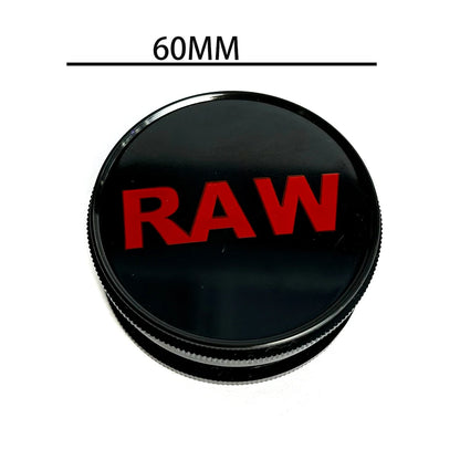 60mm Plastic Herb Grinder 2 Layer Spice Crusher with Metal Tobacco Rolling Tray