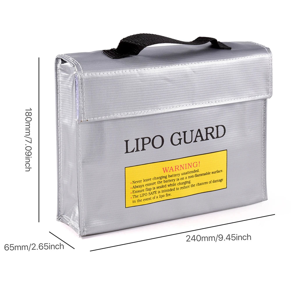 RC Lipo Bag Fireproof Explosion-Proof Safety Guard Portable 155mm Battery