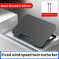 Q100 17" Gaming Laptop Cooler Pad w/ LED Screen Dual USB 2600RPM Fan