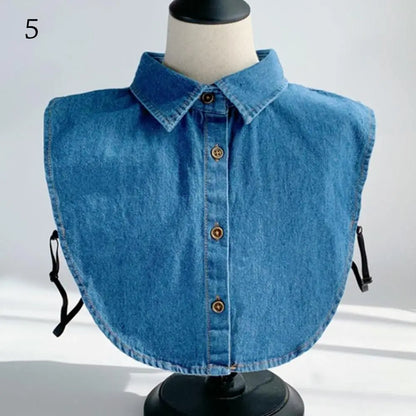 Lace Fake Collar Detachable Women Blouse Lapel Shirt Clothes Accessories