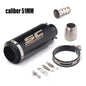 51/60mm Motorcycle Exhaust Pipe | Straight-Through Muffler for Honda/Yamaha