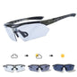 Photochromic Cycling Sunglasses Auto-Tint MTB Road Bike Eyewear Men Women Goggles