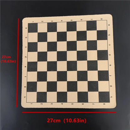 Terra Cotta Warriors Antique Small Chess Pieces Chess Leather Chess Board 27cm (10.63in) Handmade Characters Parent Child Games-EXPROTAS
