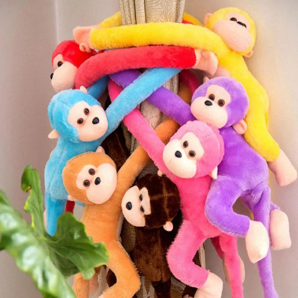 Plush Monkey Soft Toy Stuffed Animal Long Arms Hanging Decor Kids Toy