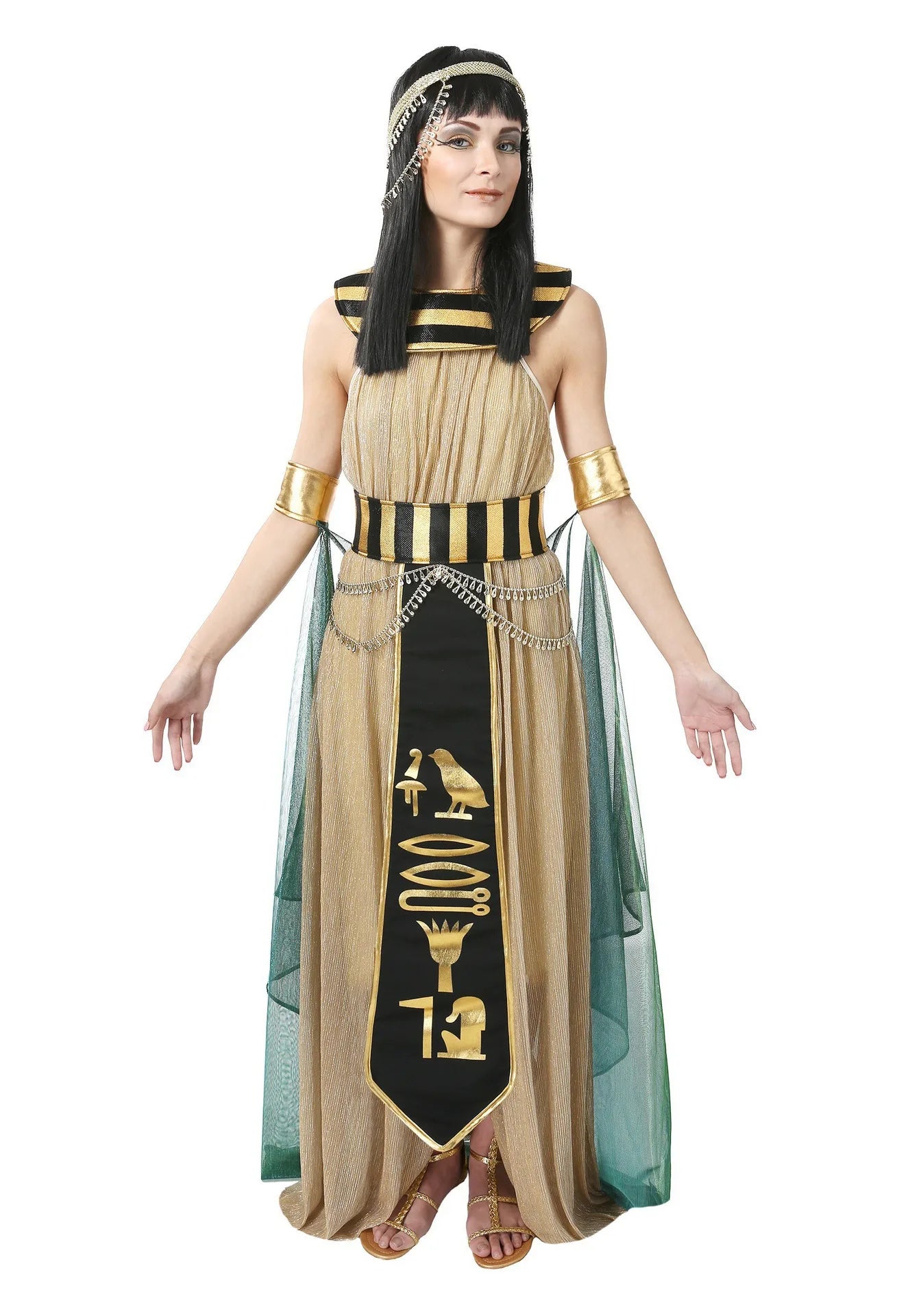 Halloween Ancient Egypt Egyptian Pharaoh Costume for Men King Cleopatra Queen Cosplay Carnival Party Medieval Couple Party Dress-EXPROTAS