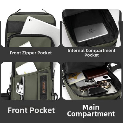 Outdoor Chest Bag Sling Backpack Travel Men Crossbody Shoulder Pack