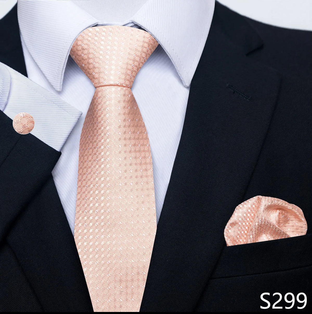 EXPROTAS Tie Pocket Square 8cm Wedding Formal Men’s Accessories