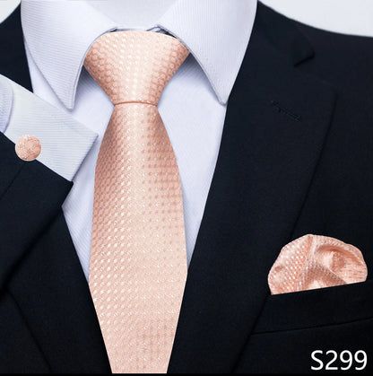 EXPROTAS Tie Pocket Square 8cm Wedding Formal Men’s Accessories