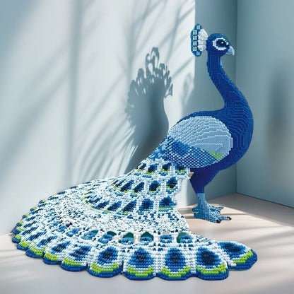 Blue Peacock Building Blocks 5684Pcs DIY Gifts for Christmas & Parties