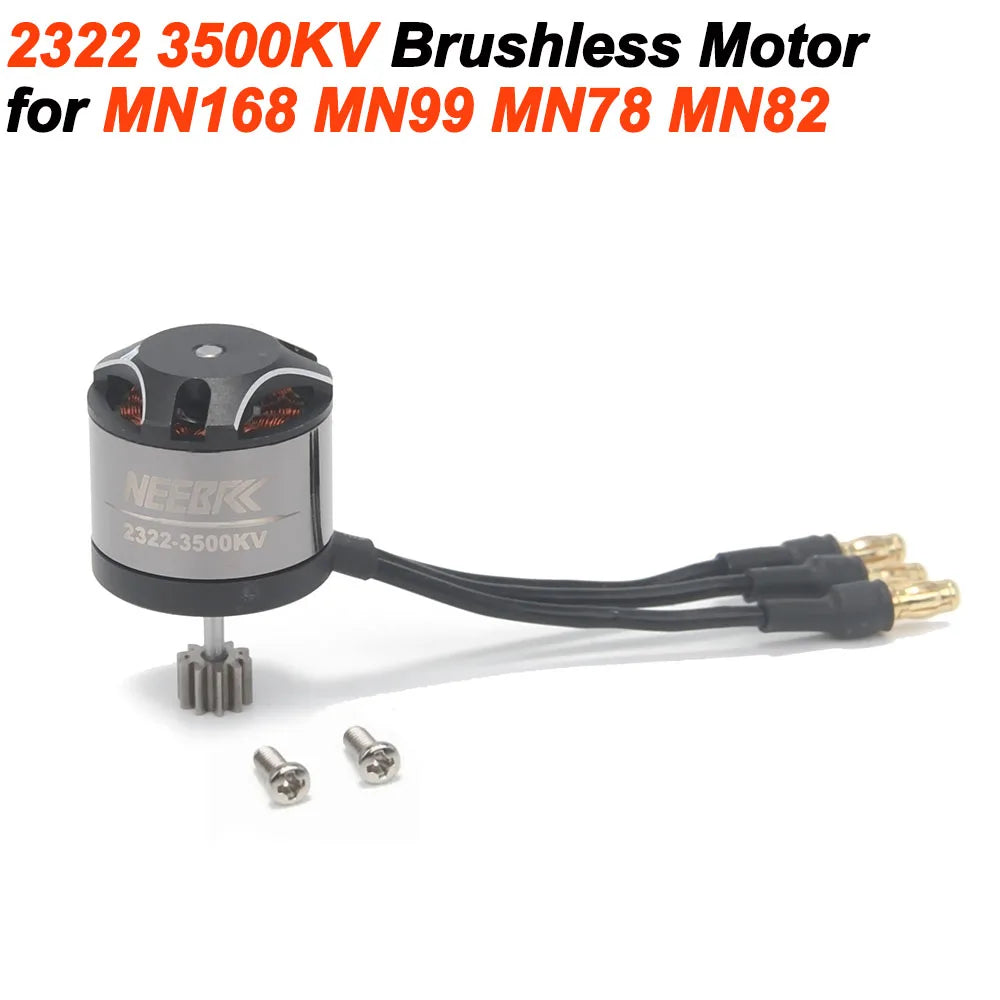 For 1/12 RC Brushless Motor 2600KV 3500KV 45A ESC Waterproof Outrunner Parts