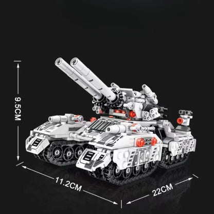 2026 Military Vehicle Tank Building Blocks Model Toy Set 8in1 Construction