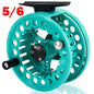 Sougayilang Fly Fishing Reel 5/6 7/8, Die-Cast Aluminum Spool, 11kg Max Drag