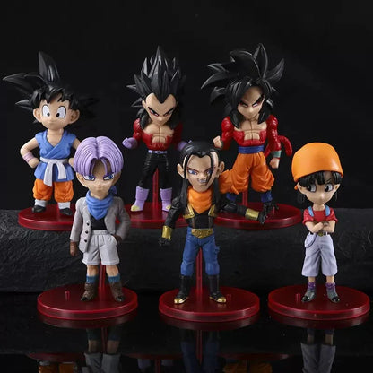 Dragon Ball Z Goku Gohan Vegeta Broly Piccolo Majin Buu Action Figure Set
