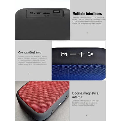 Portable Mini Speaker Bluetooth FM Radio MP3 Player with TF Card Support