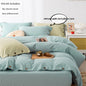 3pcs Double Duvet Cover King Size 100% Cotton Bedding Quilt Covers 220x240