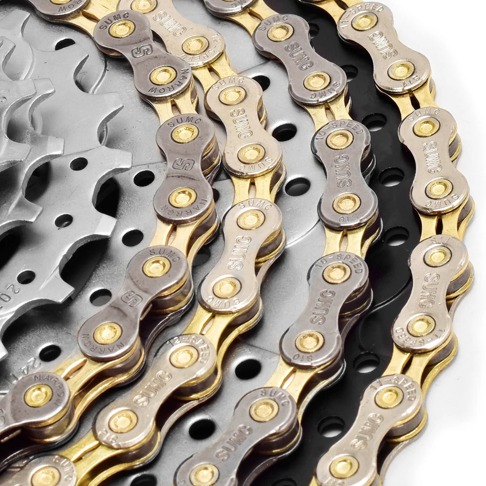 Bike Chain SUMC Half Hollow  116L 9/10/11/12 Speed for Shimano SRAM Campagnolo